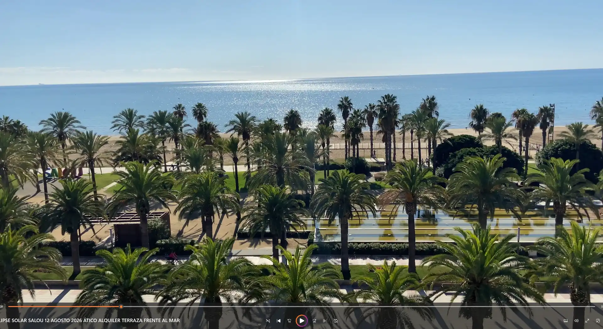 Vista exterior de Ático de alquiler en Salou con Aire acondicionado, Jardín privado y Terraza