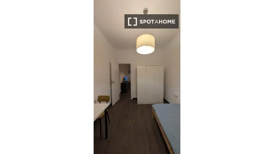 Bedroom of Flat for share in Barcelona  with Air Conditioner, Heating and Furnished