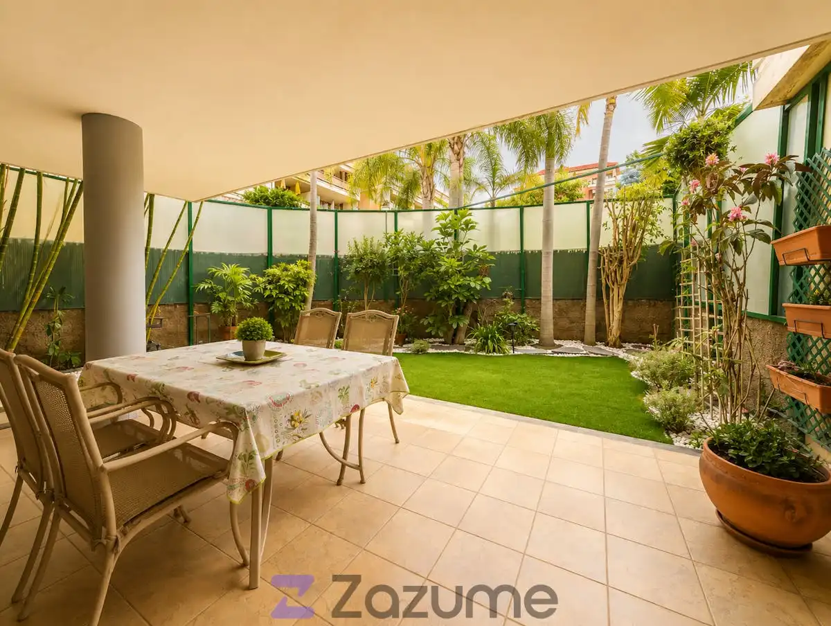 Terrace of Flat for rent in Puerto de la Cruz  with Air Conditioner, Private garden and Terrace