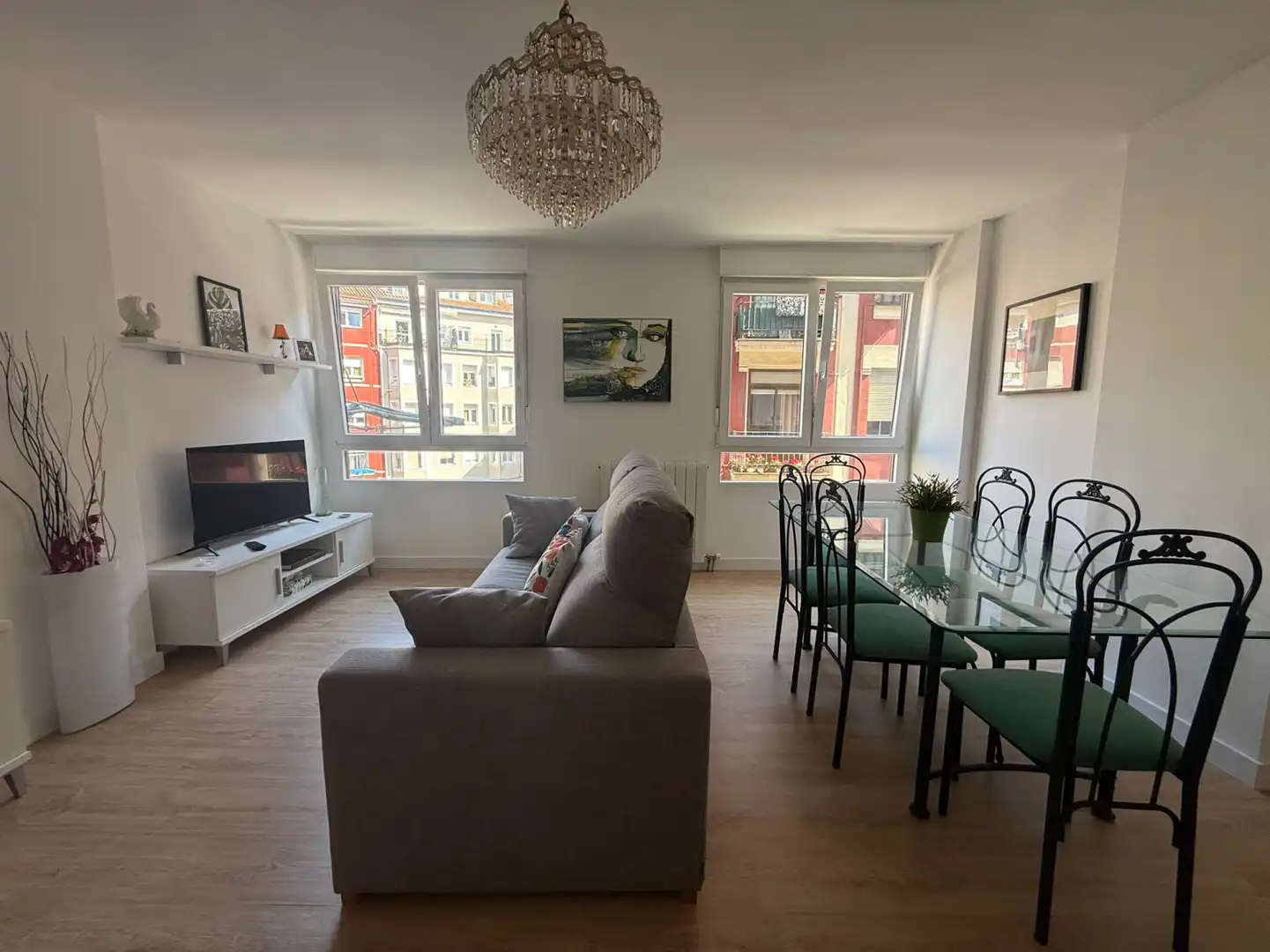 Living room of Flat for rent in Santander  with Heating