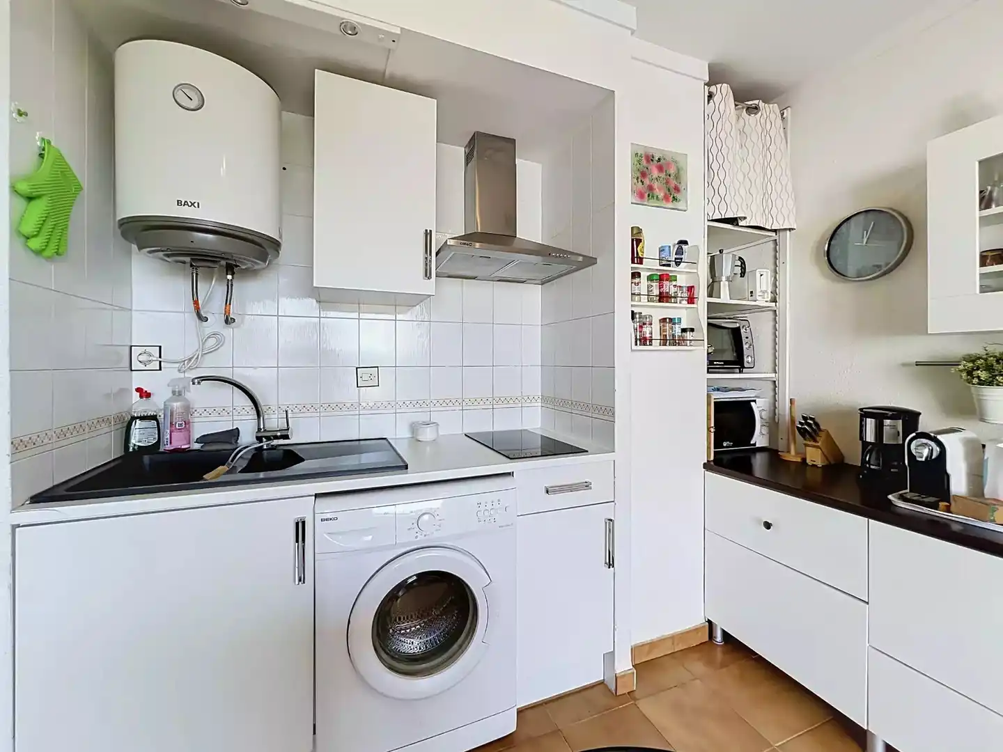 Cocina de Apartamento en venta en Roses con Aire acondicionado, Calefacción y Terraza