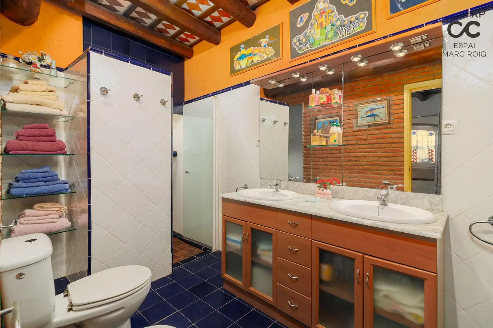Baño de Finca rústica en venta en Mollet de Peralada con Calefacción, Terraza y Trastero