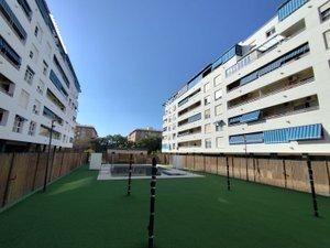 Exterior view of Flat for sale in Málaga Capital  with Air Conditioner, Terrace and Storage room