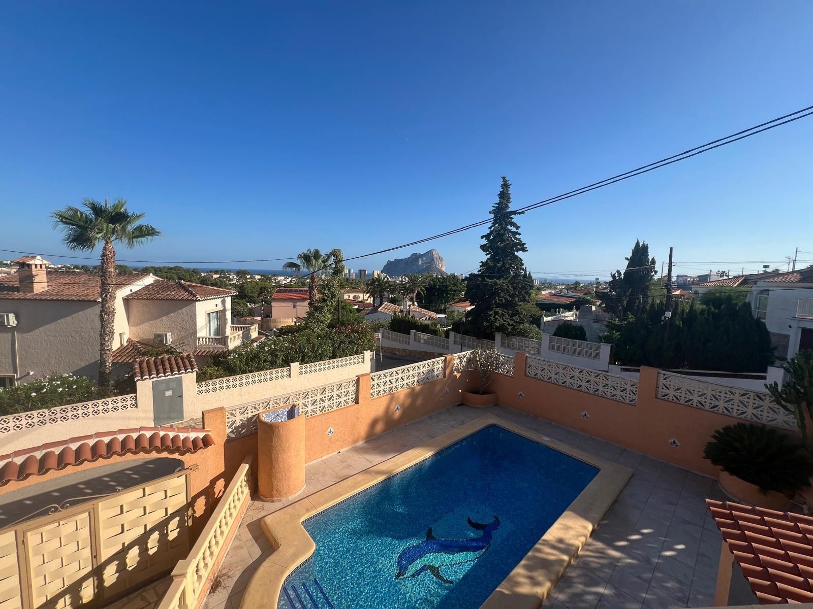 Vista exterior de Casa o xalet en venda en Calpe / Calp amb Aire condicionat, Calefacció i Jardí privat