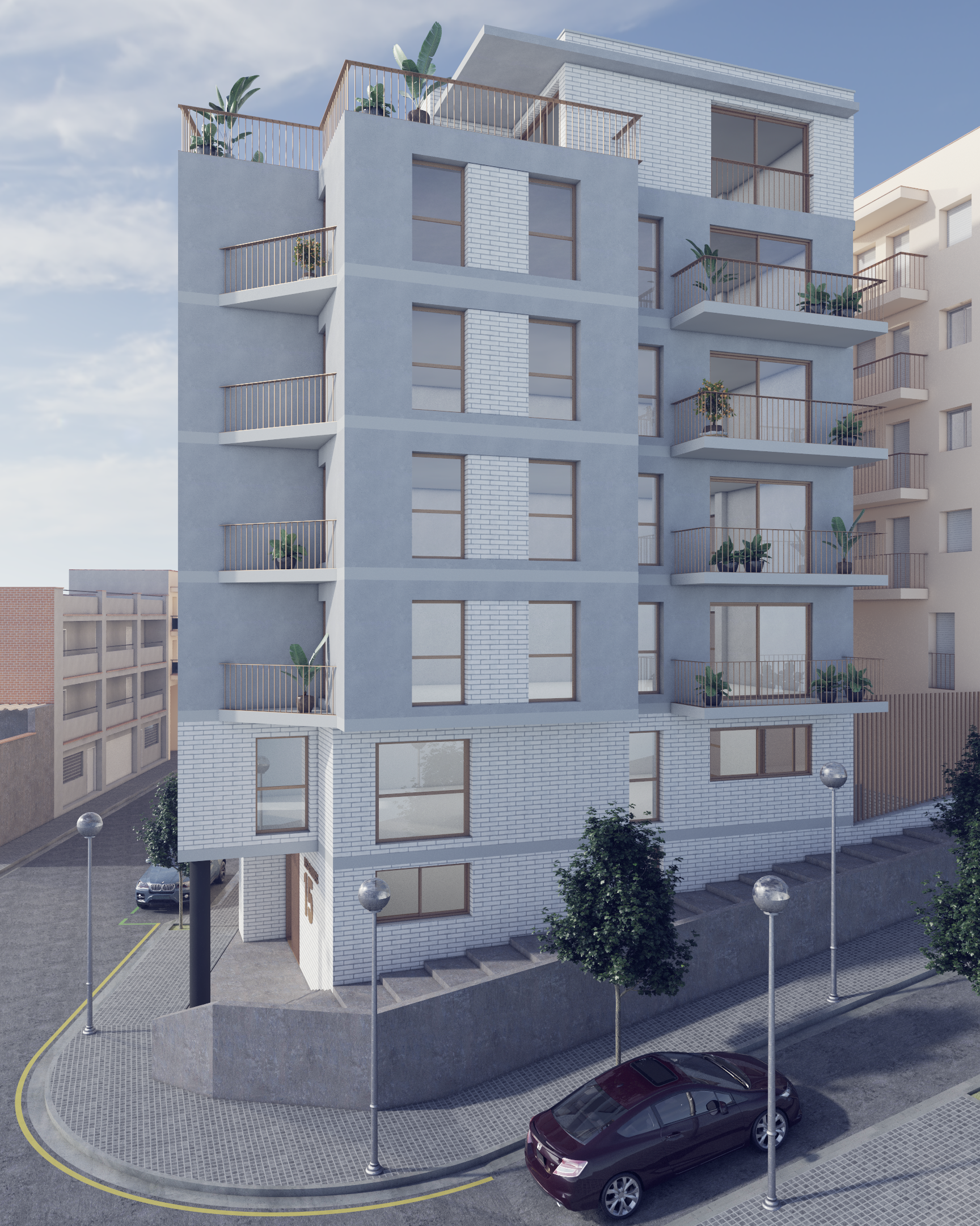 Exterior view of Planta baja for sale in Pallejà  with Air Conditioner, Heating and Parquet flooring