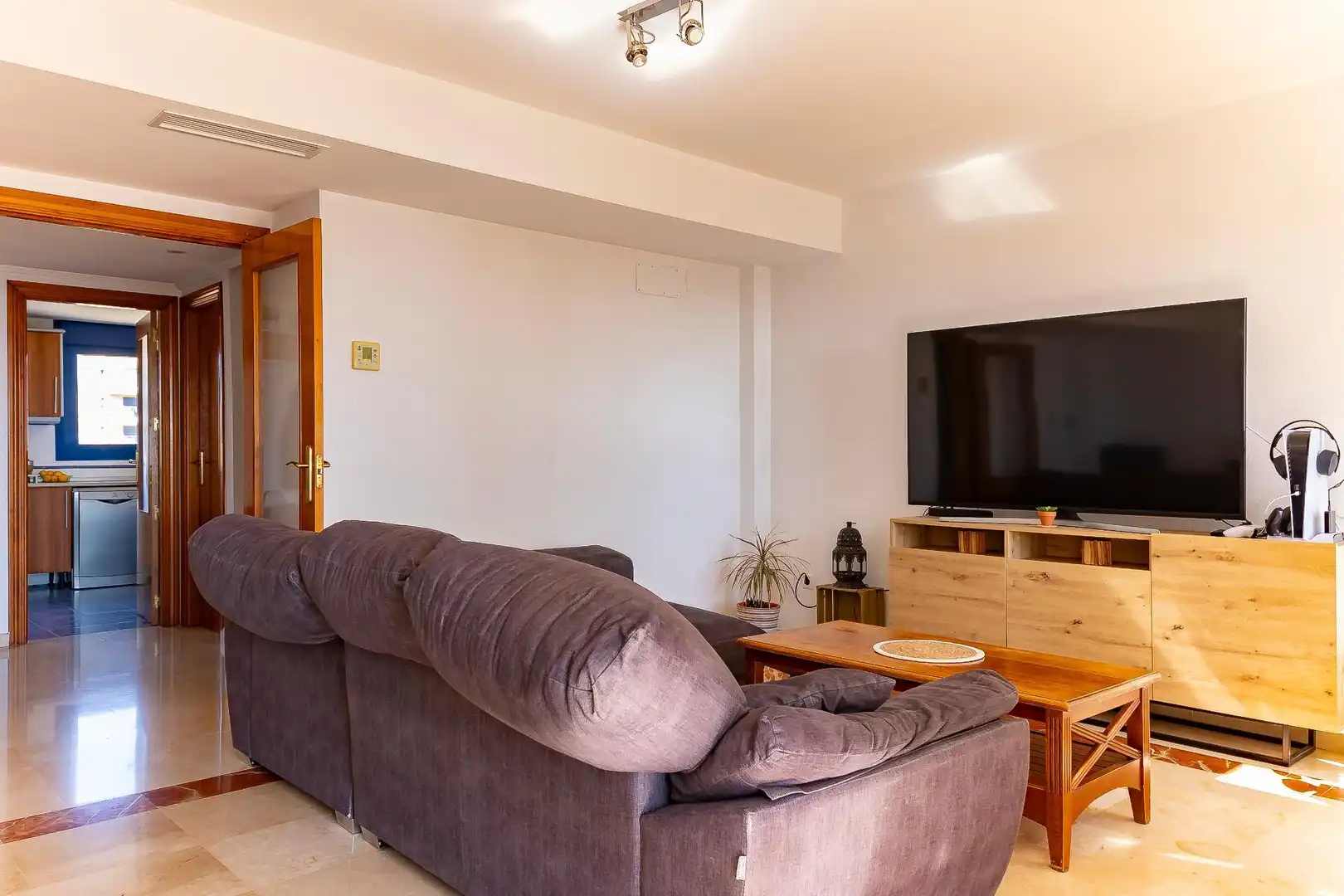 Sala d'estar de Àtic en venda en Calpe / Calp