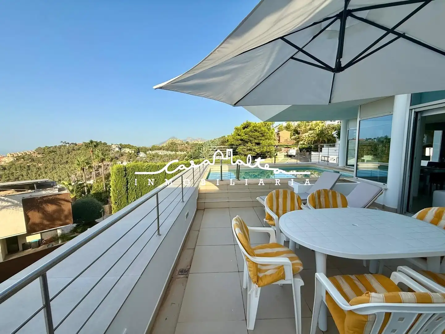 Terrassa de Casa o xalet de lloguer en Altea amb Aire condicionat, Calefacció i Jardí privat