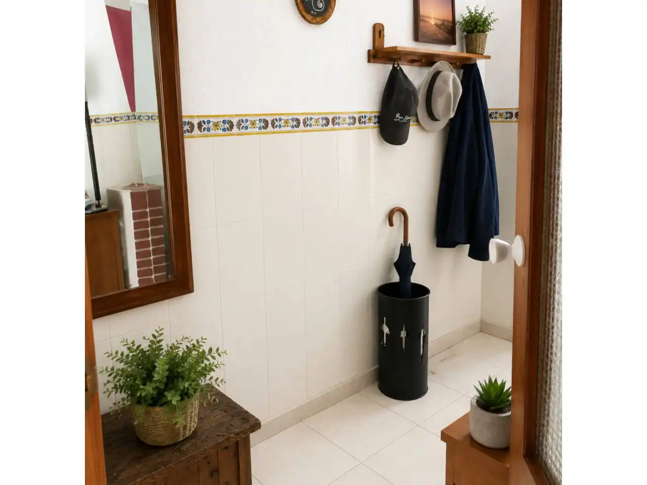 Badezimmer von Wohnung zum Verkauf in Benicolet mit Klimaanlage, Möbliert und Balkon