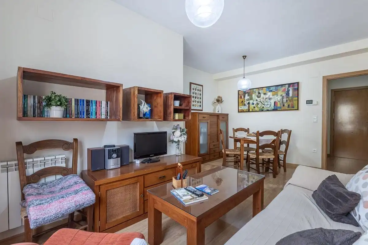 Living room of Flat for rent in Granada  with Heating and Furnished