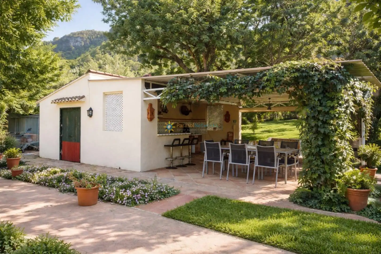 Terraza de Casa o chalet en venta en Gandia con Aire acondicionado, Calefacción y Jardín privado