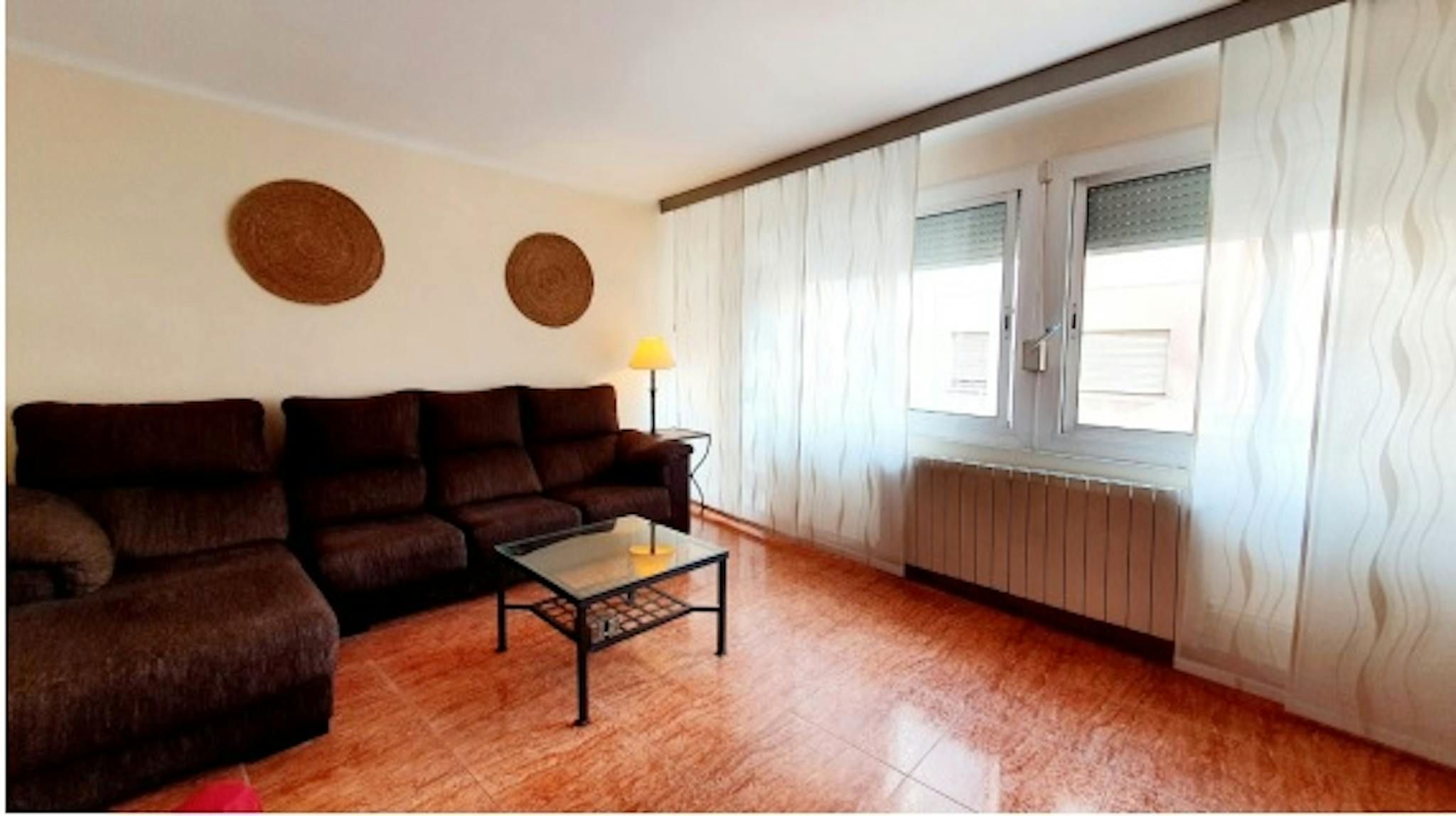 Sala de estar de Piso de alquiler en  Barcelona Capital con Aire acondicionado, Calefacción y Amueblado