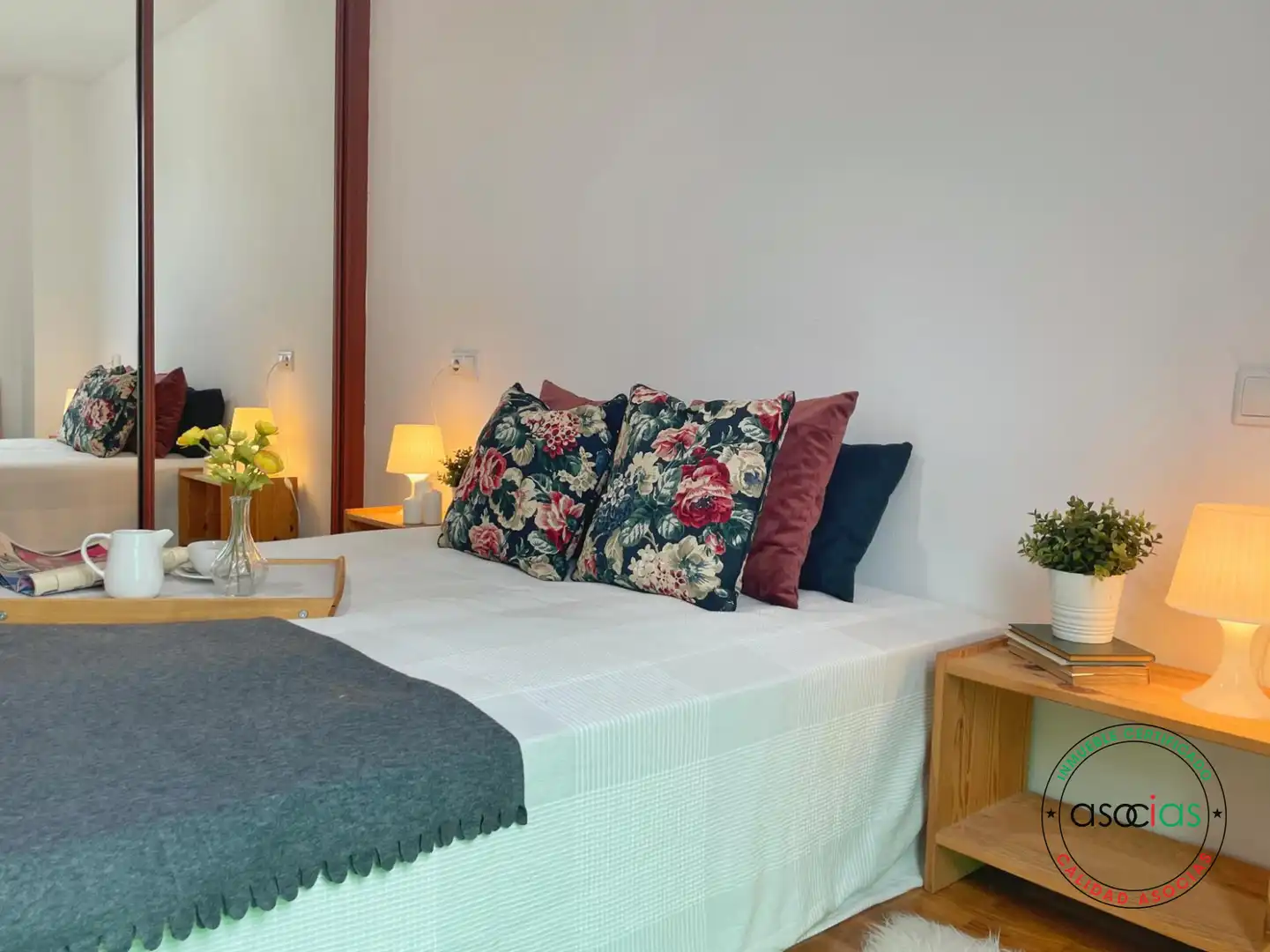 Bedroom of Flat for sale in Gijón   with Heating, Parquet flooring and Storage room
