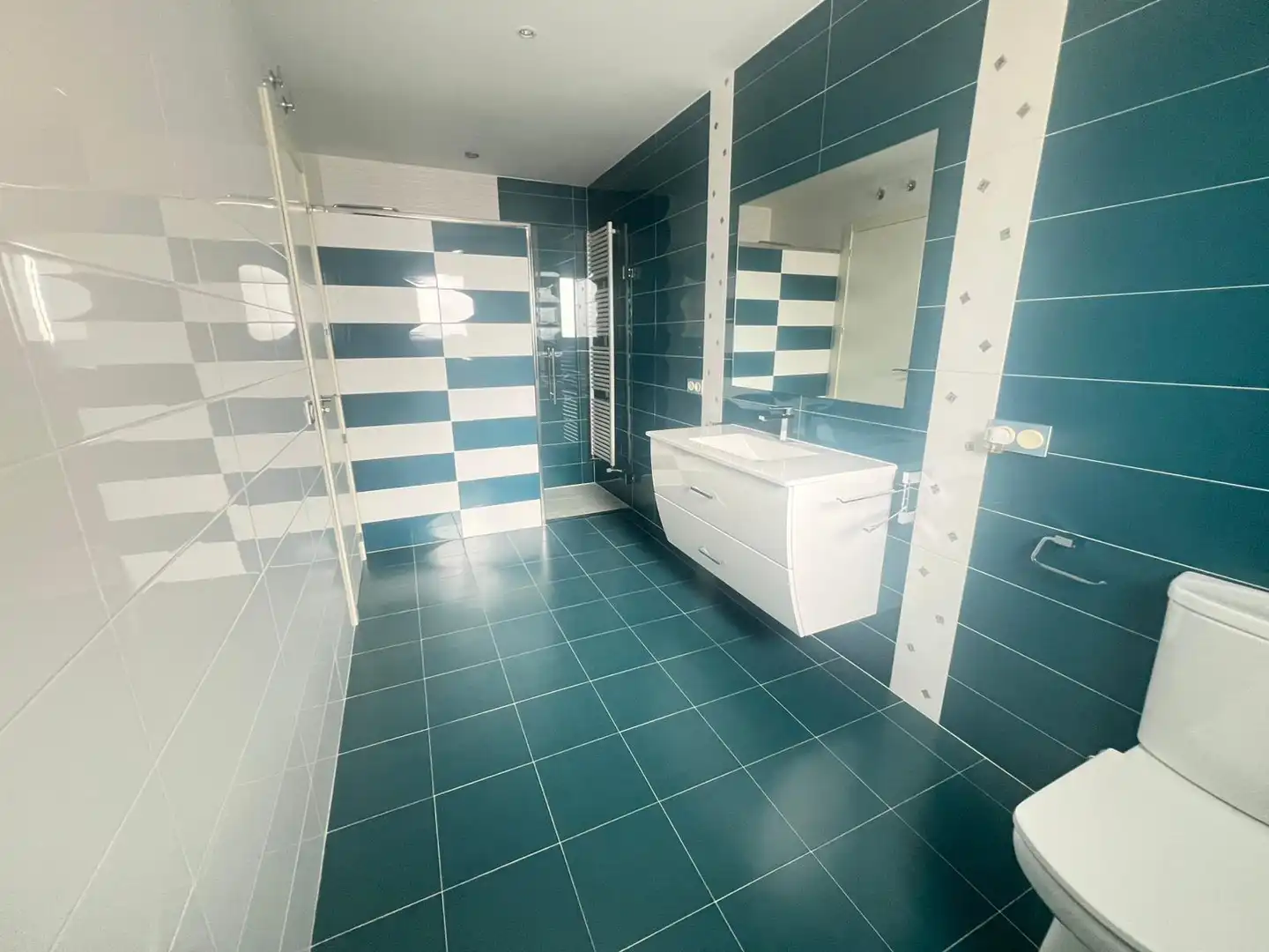 Baño de Casa adosada en venta en Carrión de Calatrava con Aire acondicionado, Calefacción y Jardín privado