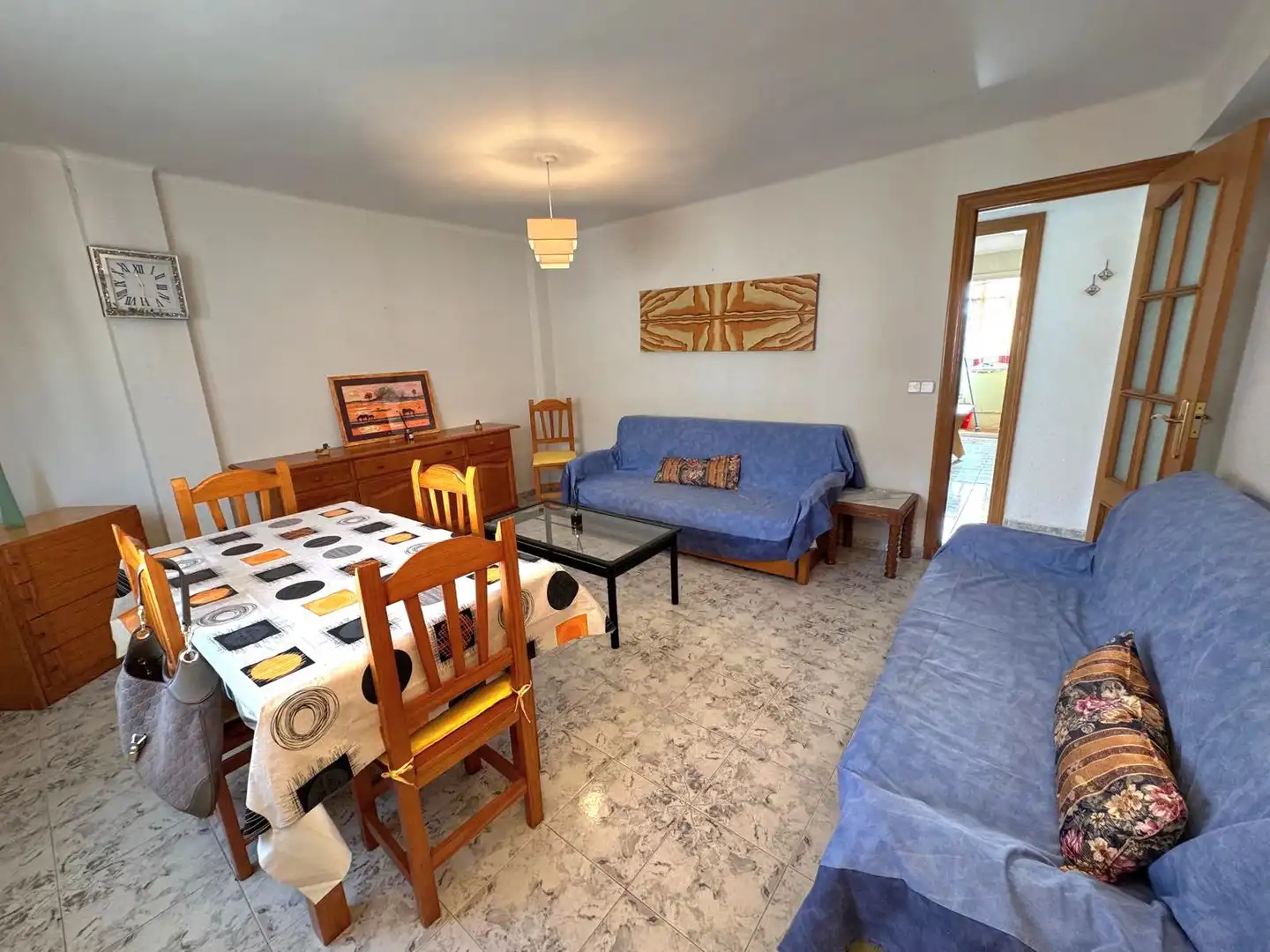 Sala de estar de Piso en venta en Torredembarra con Terraza