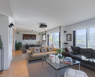 Sala d'estar de Apartament en venda en  Barcelona Capital amb Aire condicionat, Calefacció i Parquet