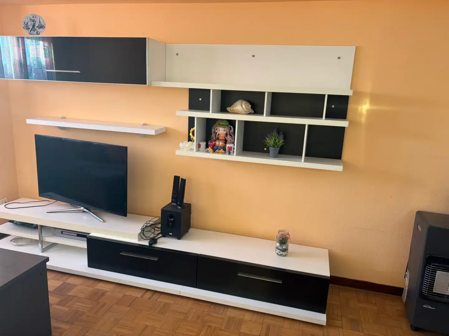 Sala d'estar de Pis de lloguer en Tielmes amb Aire condicionat, Calefacció i Parquet
