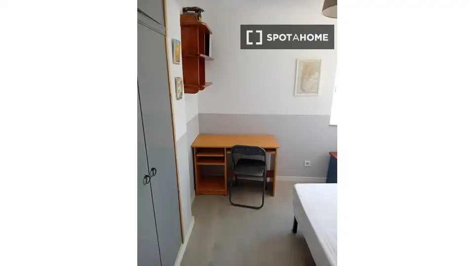 Habitación de Piso de alquiler en Madrid con Aire acondicionado, Calefacción y Amueblado