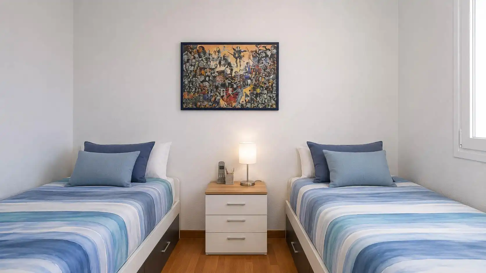 Bedroom of Flat for sale in Barcelona  with Air Conditioner, Heating and Parquet flooring