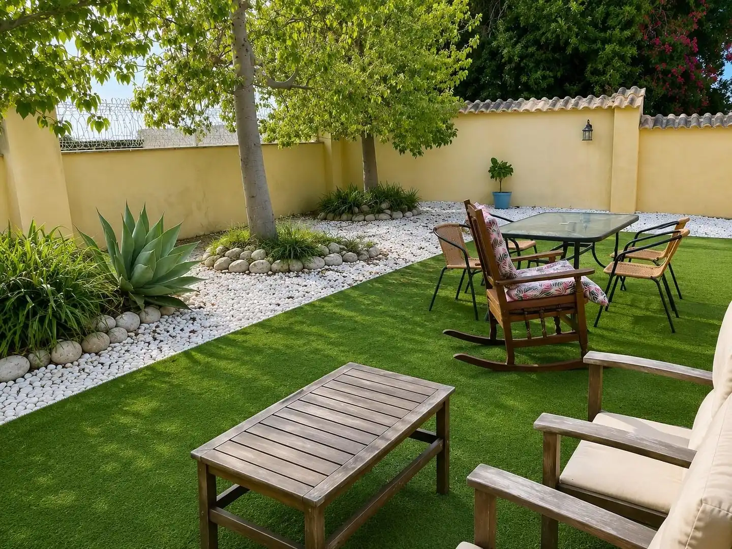 Terrassa de Casa o xalet en venda en Alguazas amb Aire condicionat, Jardí privat i Moblat