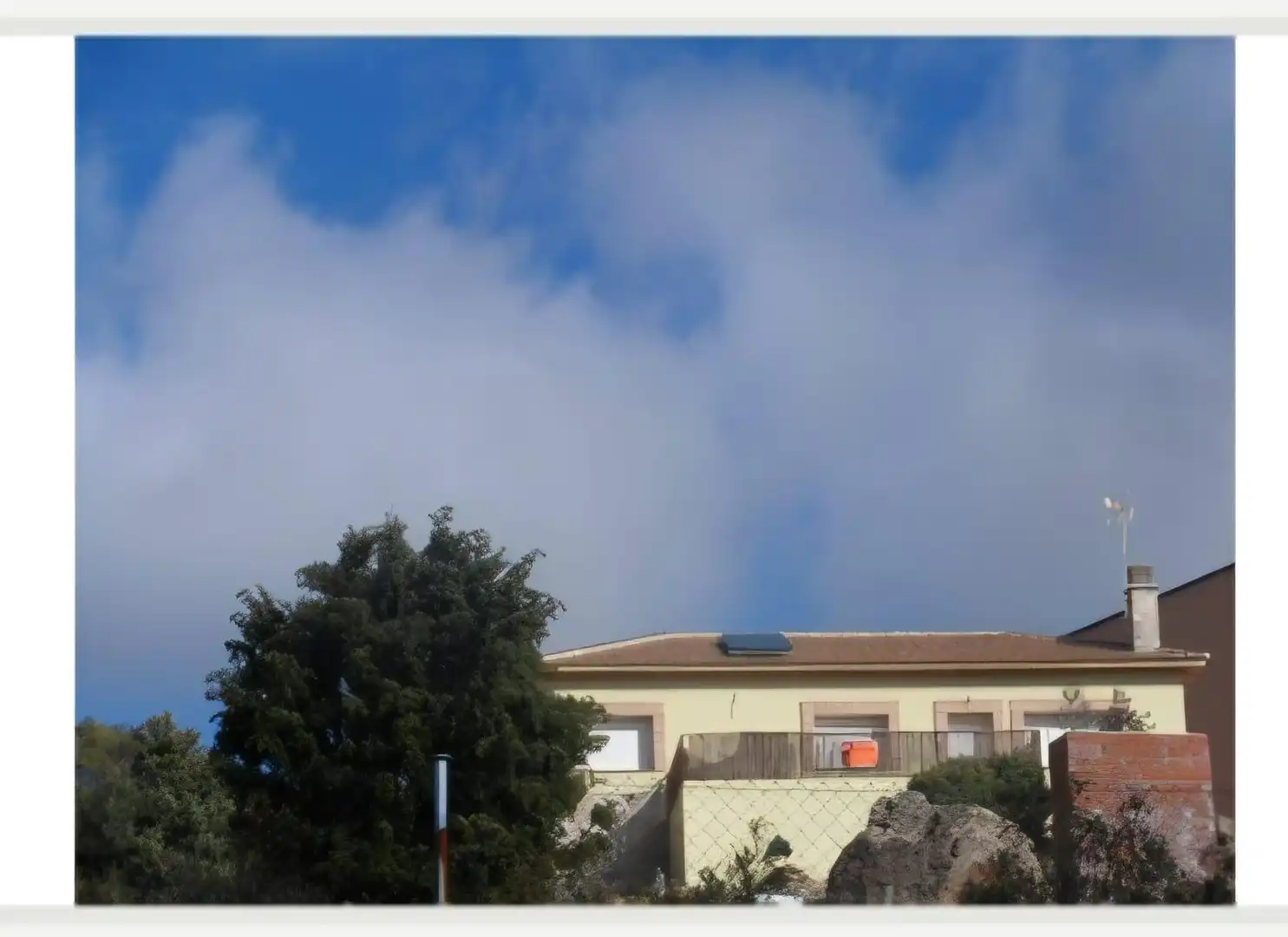 Vista exterior de Casa o chalet en venta en Santa María de la Alameda con Calefacción