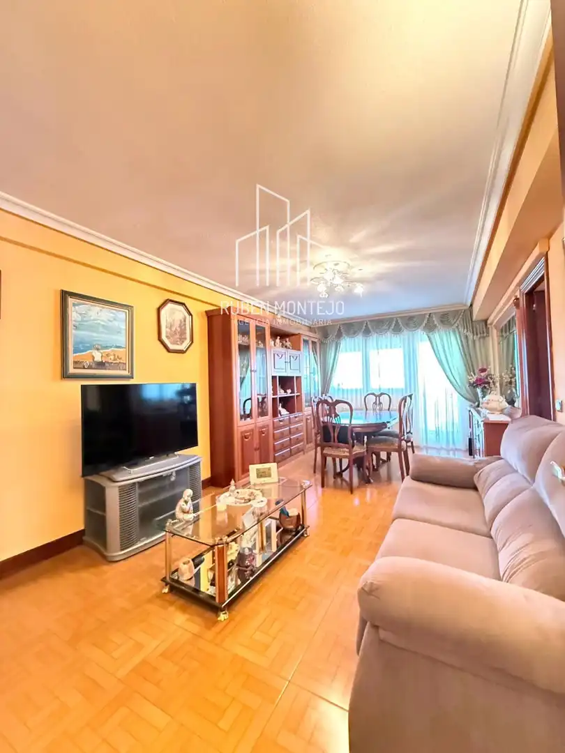 Living room of Flat for sale in Terradillos  with Heating, Terrace and Furnished