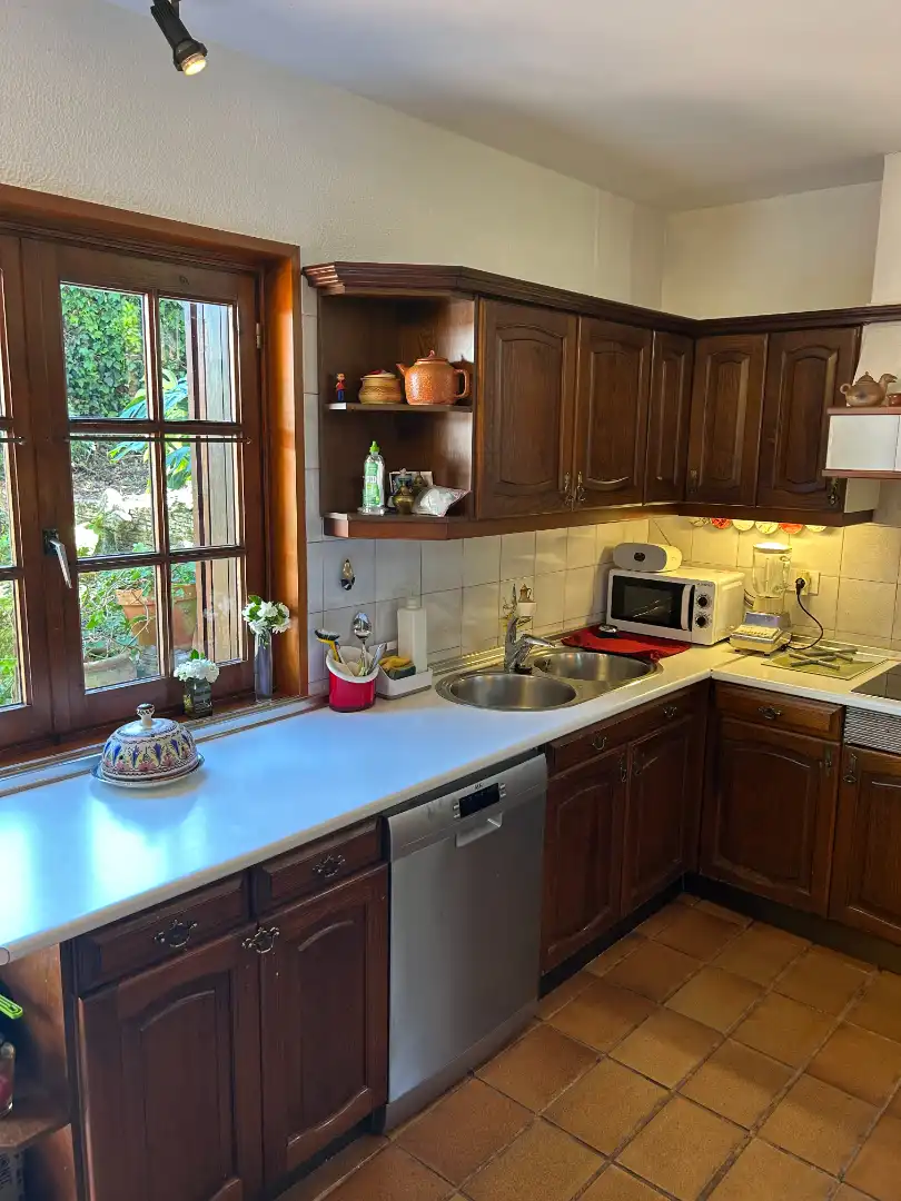 Cocina de Casa o chalet en venta en Vigo  con Calefacción, Jardín privado y Parquet