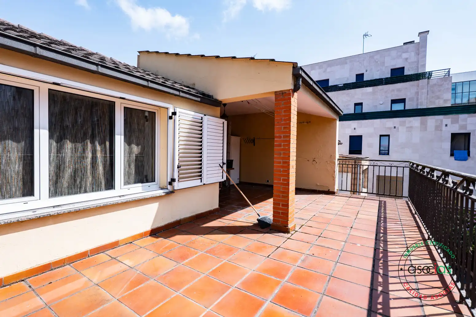 Terrasse von Dachboden zum Verkauf in Gijón  mit Heizung, Parkett und Terrasse