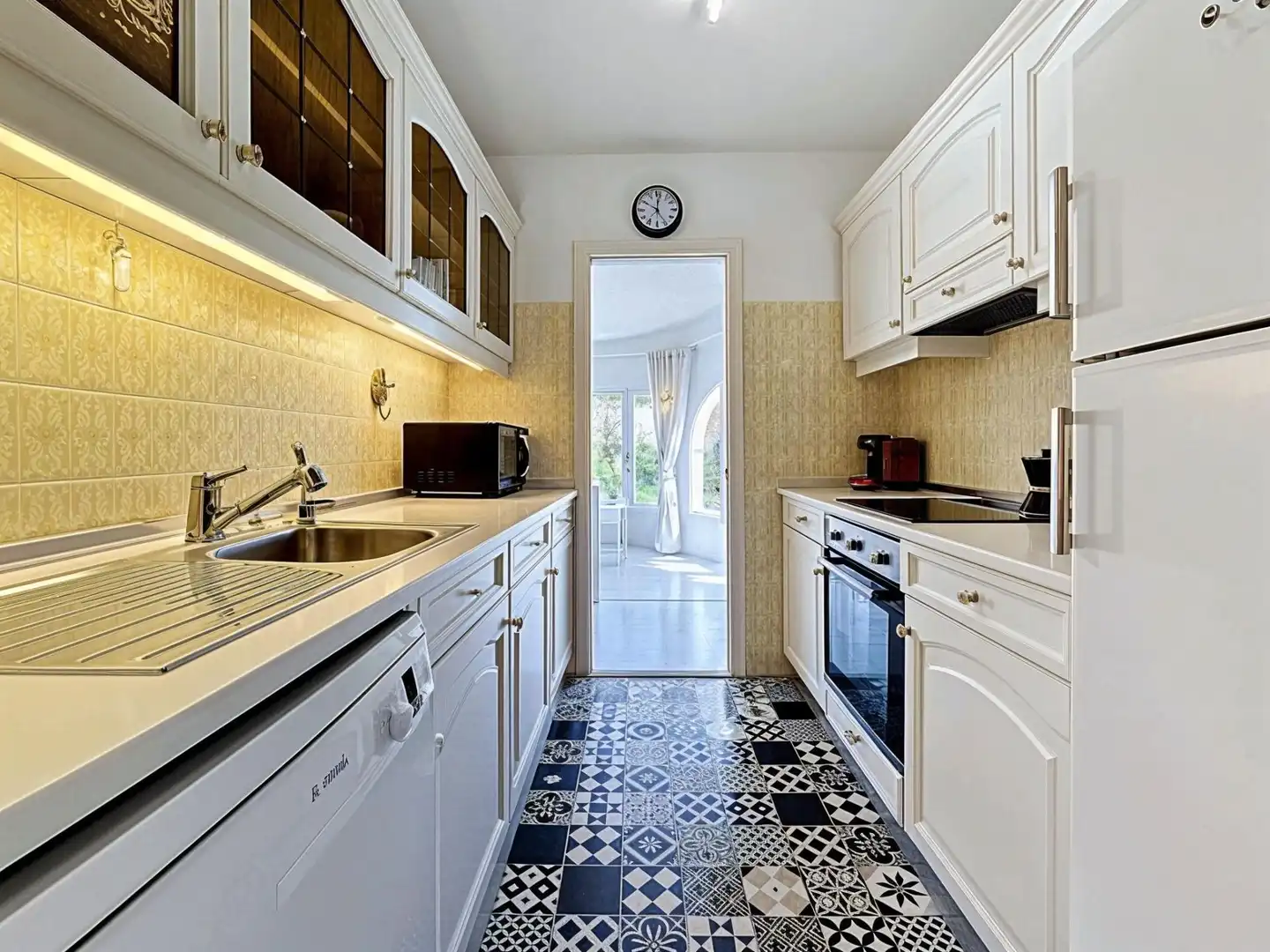 Cocina de Casa o chalet en venta en Calpe / Calp con Aire acondicionado, Calefacción y Jardín privado