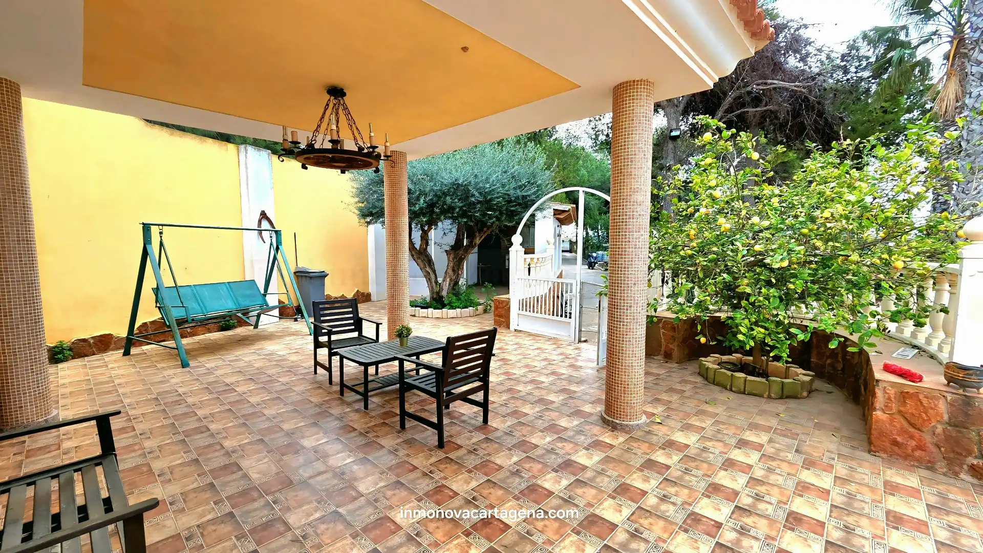 Terraza de Casa o chalet en venta en Cartagena con Aire acondicionado, Calefacción y Jardín privado