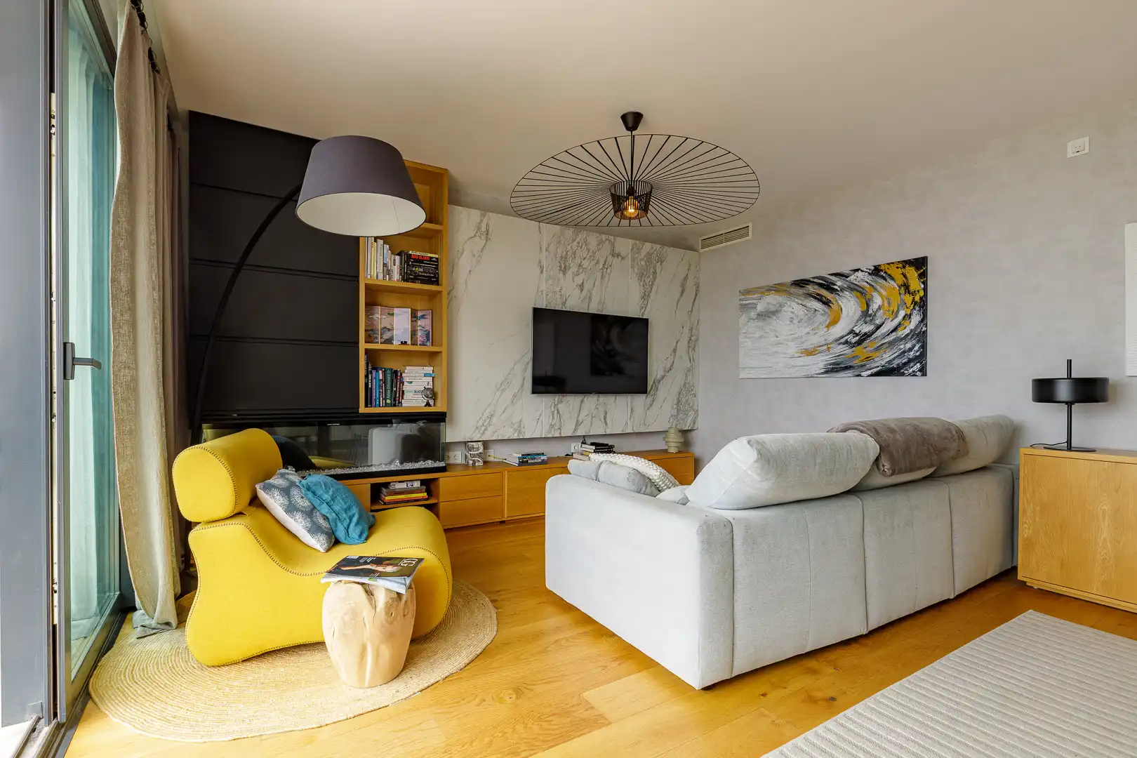 Living room of Attic for sale in Málaga  with Air Conditioner, Terrace and Swimming Pool