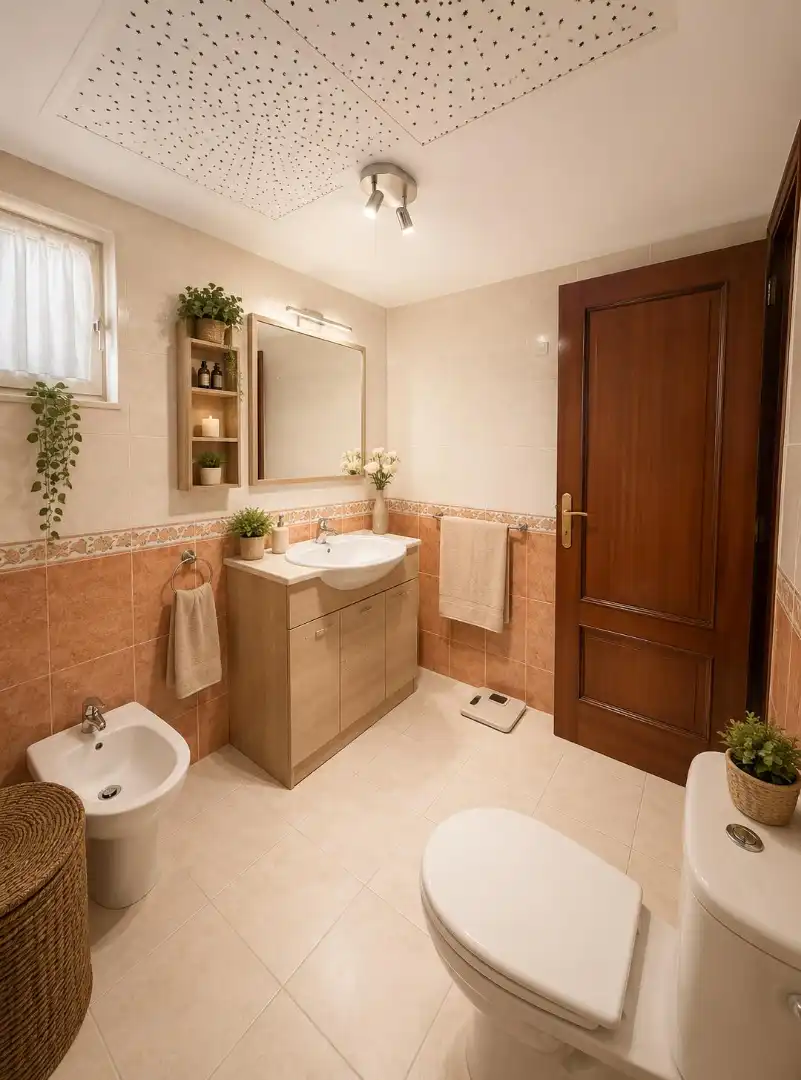 Badezimmer von Wohnungen zum Verkauf in Mijas mit Klimaanlage, Heizung und Terrasse
