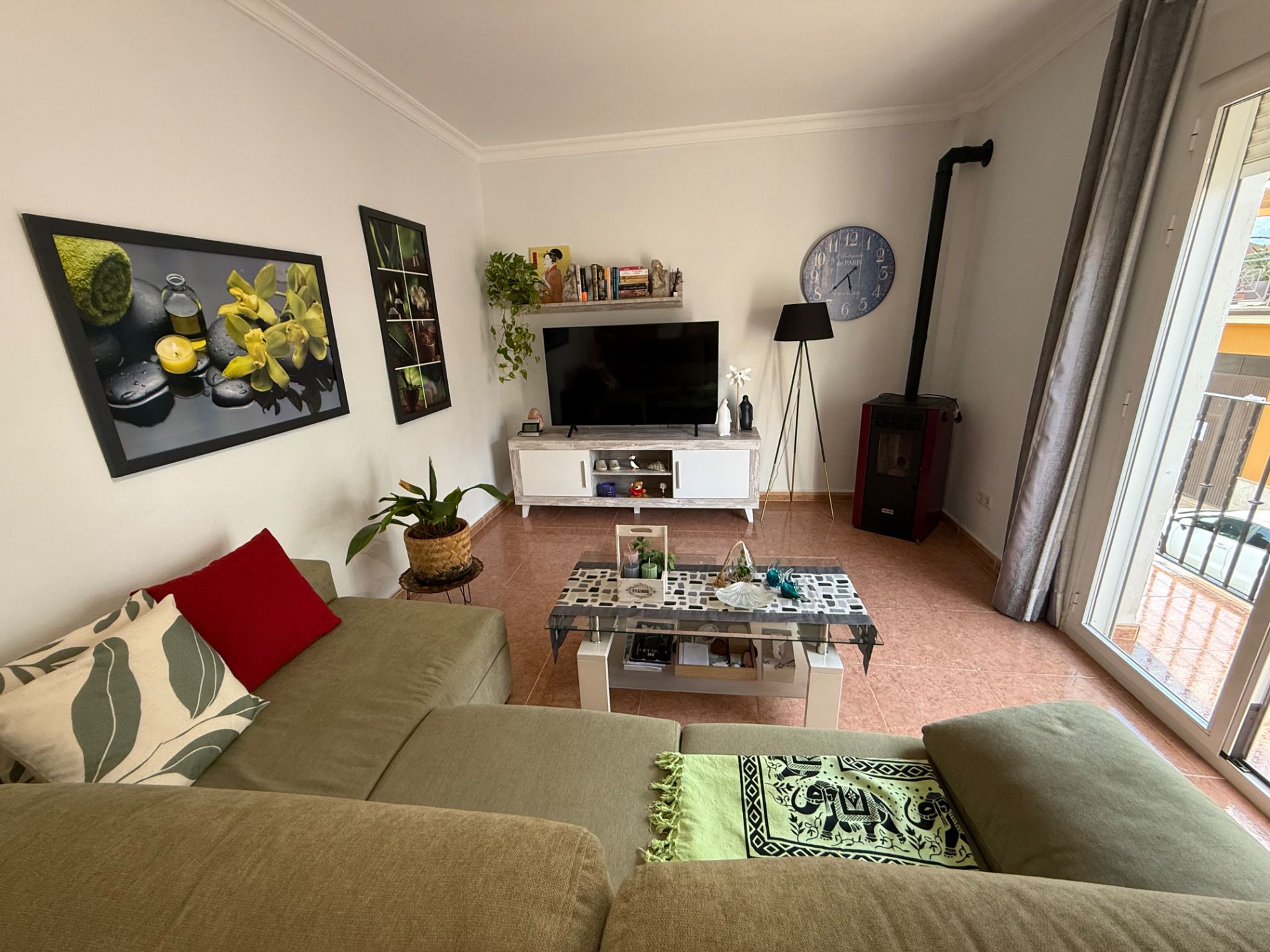 Living room of Single-family semi-detached for sale in Beniarbeig  with Air Conditioner, Heating and Terrace
