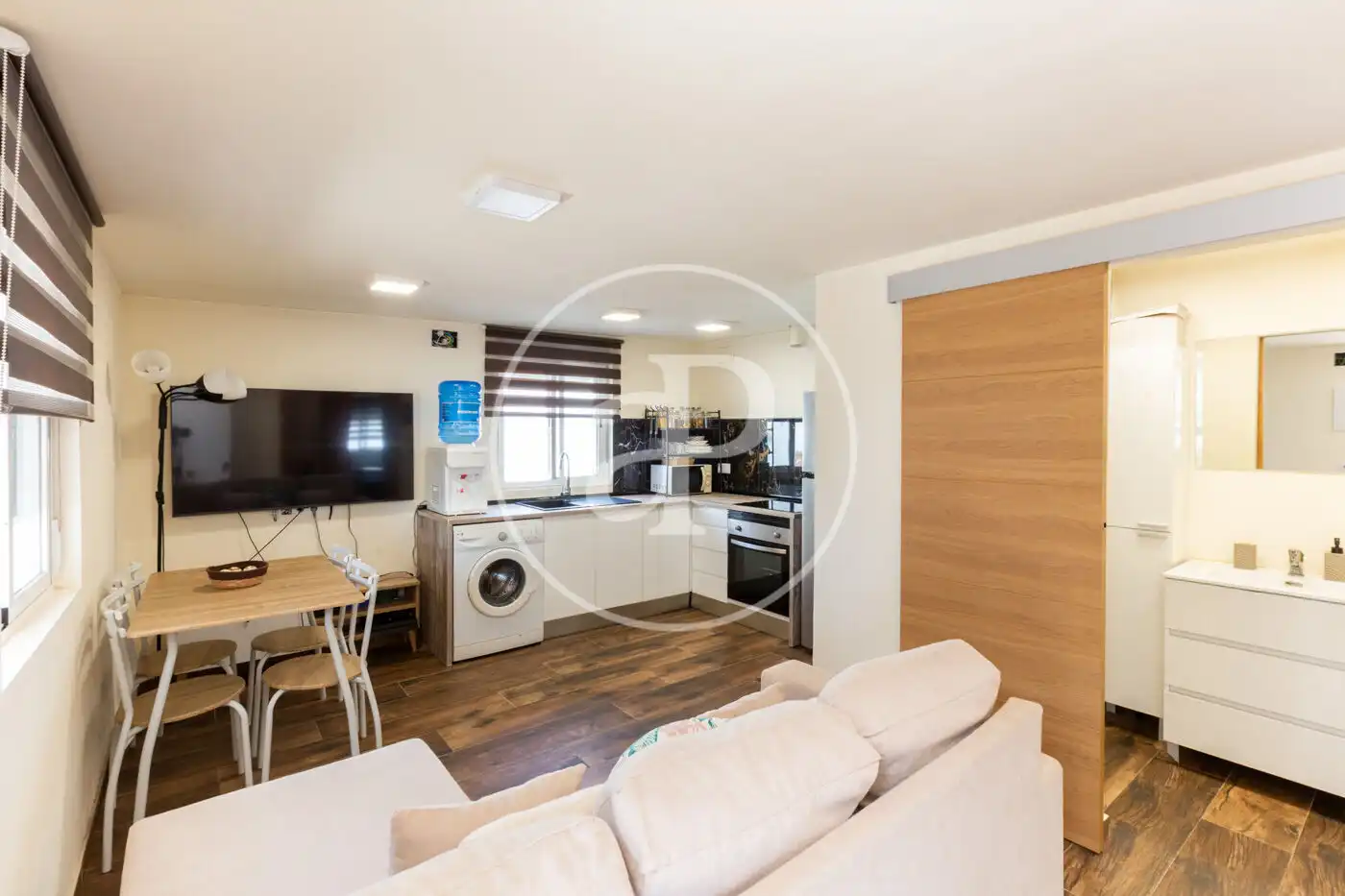 Sala de estar de Casa o chalet en venta en La Pobla de Vallbona con Aire acondicionado, Jardín privado y Terraza