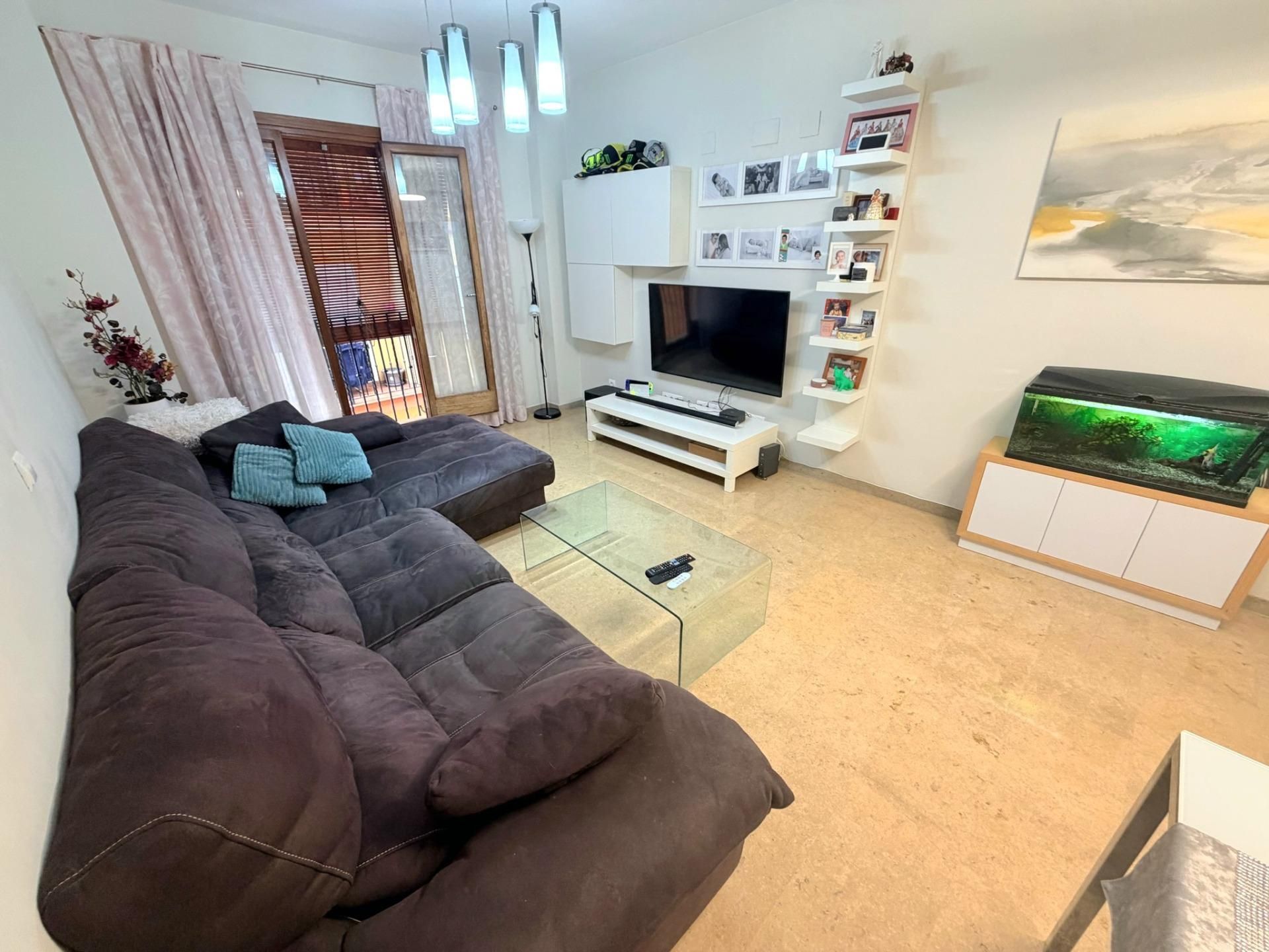 Wohnzimmer von Wohnung zum Verkauf in Alzira mit Klimaanlage und Terrasse