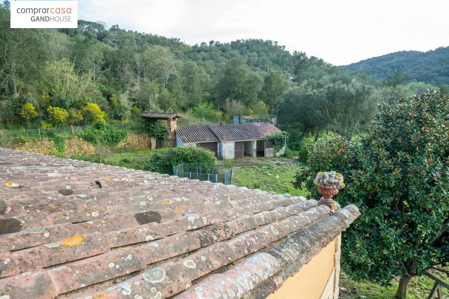 Vista exterior de Finca rústica en venta en Caldes de Malavella con Aire acondicionado, Calefacción y Jardín privado
