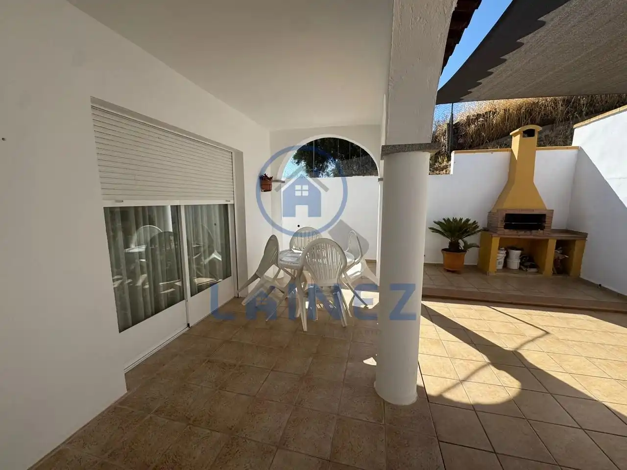 Vista exterior de Casa o xalet en venda en Villaharta amb Calefacció, Jardí privat i Terrassa