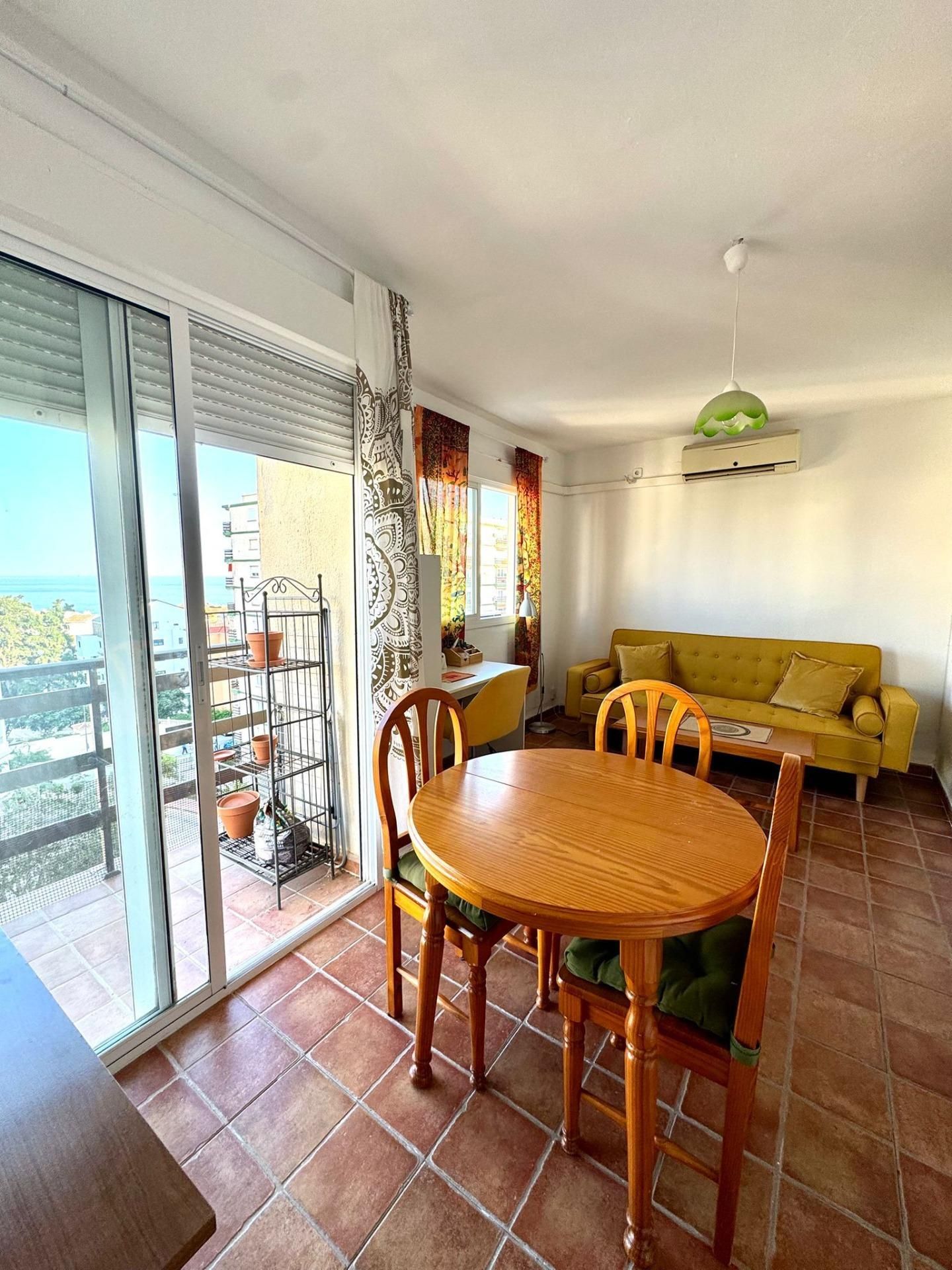 Bedroom of Flat for sale in Benalmádena  with Air Conditioner, Terrace and Community pool