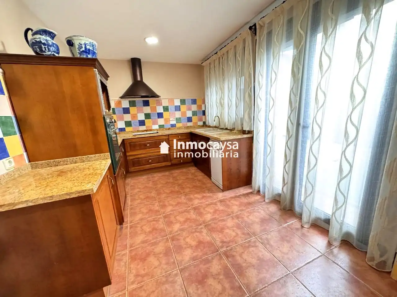 Cocina de Casa o chalet en venta en Novelé  / Novetlè con Aire acondicionado, Terraza y Piscina
