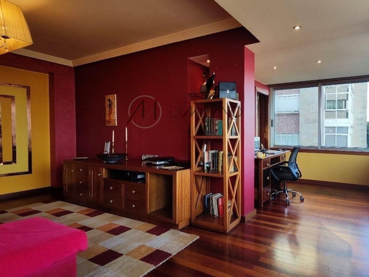Living room of Flat for sale in Vigo   with Heating, Furnished and Balcony