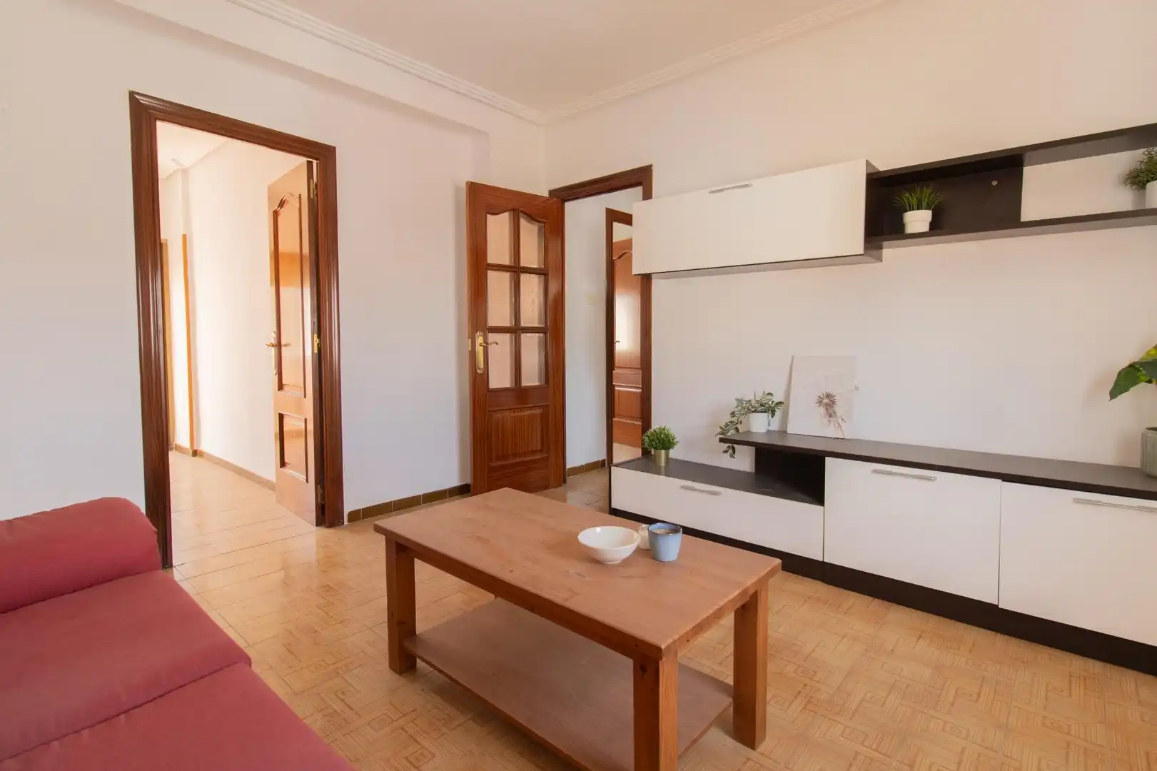 Living room of Flat for sale in Sagunto / Sagunt  with Furnished and Balcony