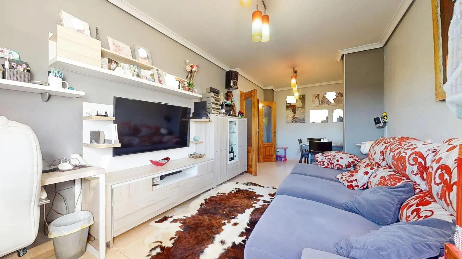 Living room of Flat for sale in Huércal de Almería  with Air Conditioner and Community pool