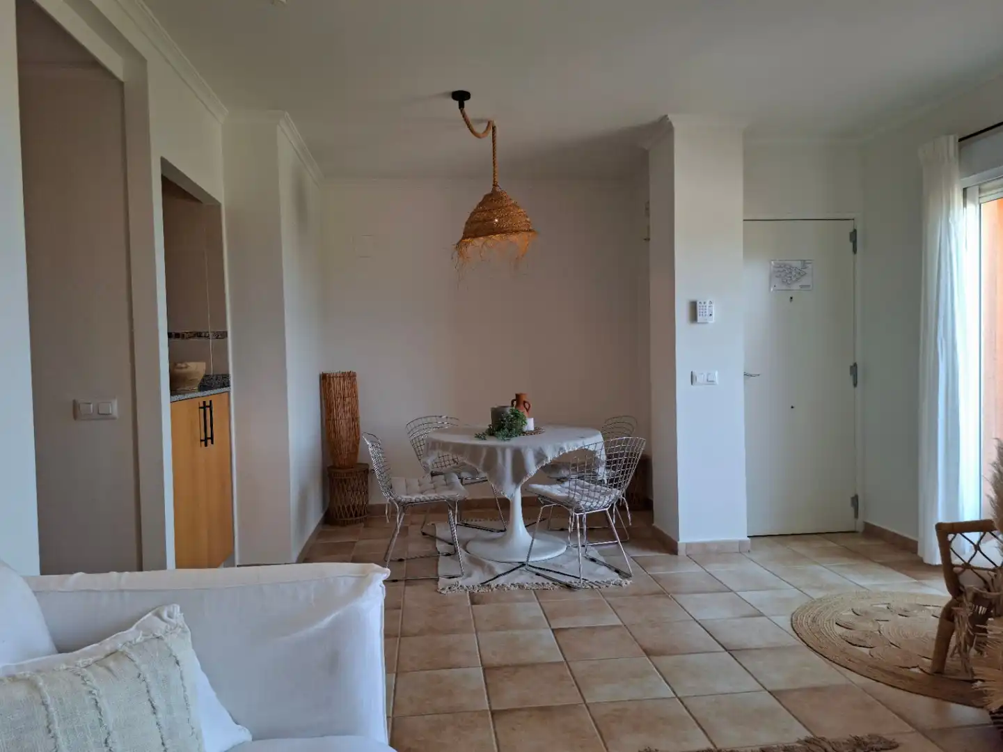 Esszimmer von Wohnungen zum Verkauf in Pedreguer mit Klimaanlage, Heizung und Privatgarten