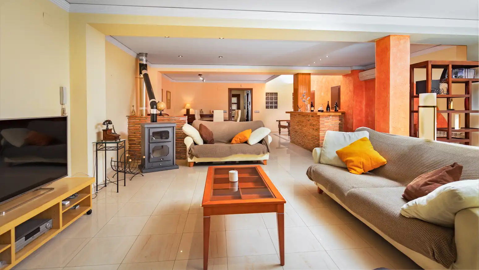 Sala d'estar de Casa o xalet en venda en Gandia amb Aire condicionat, Calefacció i Terrassa