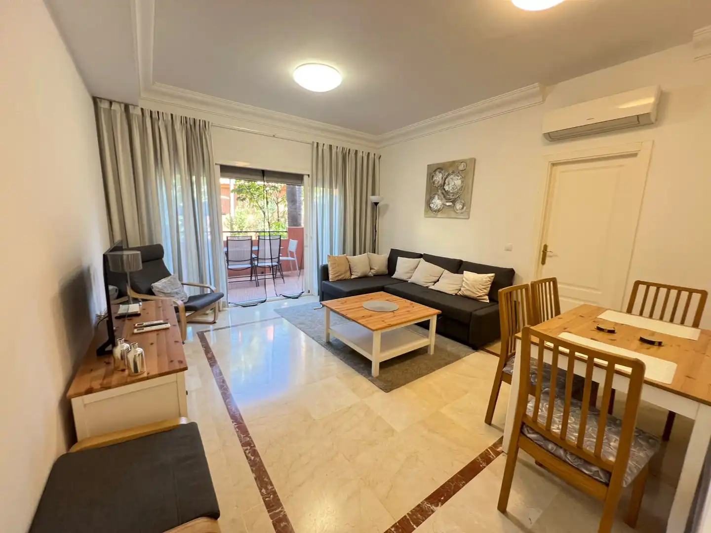 Sala de estar de Planta baja de alquiler en Estepona Pueblo