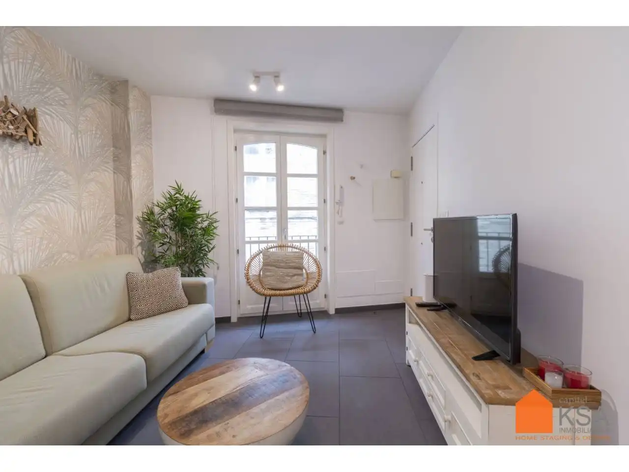Sala de estar de Casa o chalet en venta en Noia con Calefacción y Amueblado