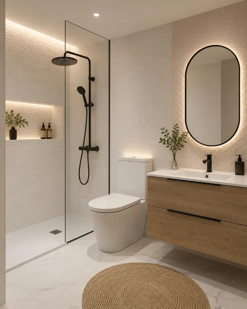 Baño de Casa o chalet en venta en Mondariz con Calefacción, Jardín privado y Horno
