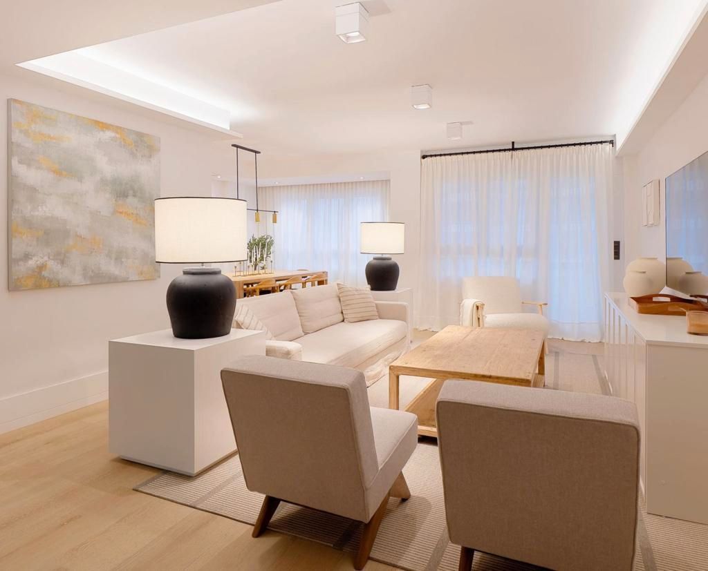 Living room of Flat for sale in Castrillón  with Air Conditioner, Heating and Parquet flooring