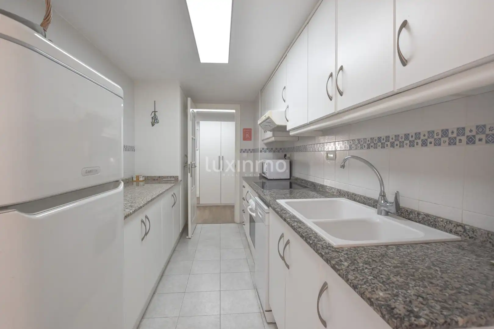 Kitchen of Flat for sale in Calpe / Calp  with Air Conditioner, Private garden and Terrace