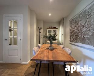 Dining room of Flat for sale in Sabadell  with Air Conditioner, Heating and Parquet flooring