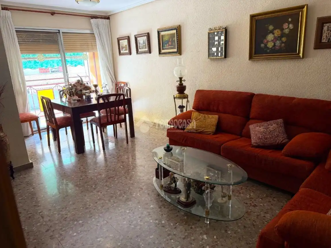 Sala de estar de Piso en venta en Valencia con Aire acondicionado y Balcón